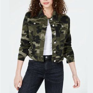 JouJou Camouflaged Jean Jacket